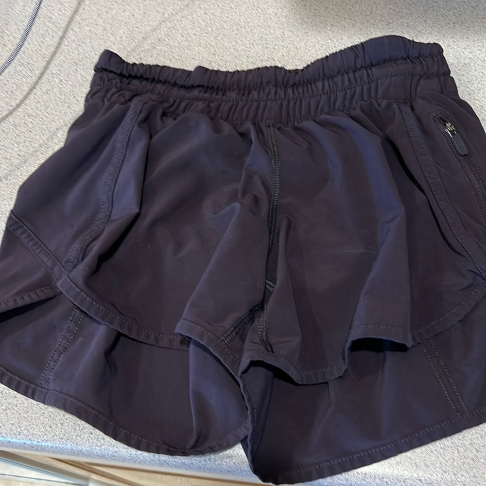 Lululemon purple shorts.  Size 4